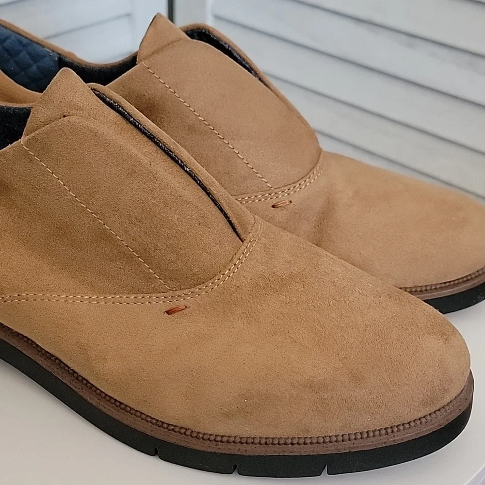 Dr. Scholl's Women's Glisten Tan Suede Loafers Size 10M - Picture 8 of 15